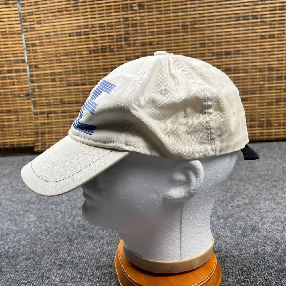 American Eagle Since‎ 77 Cap Adult Small/Medium S/M Big AE Graphic White Hat
